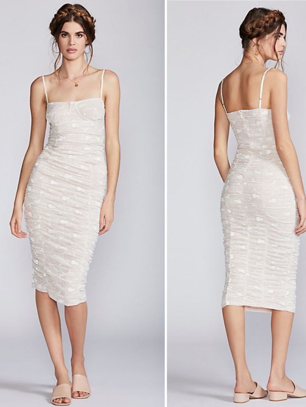 For Love and Lemons $282 La Ana Cocktail Dress-L EUC